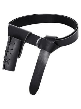 Medieval Renaissance Belt Sword Dagger Leather Holster Halloween Pirate Viking